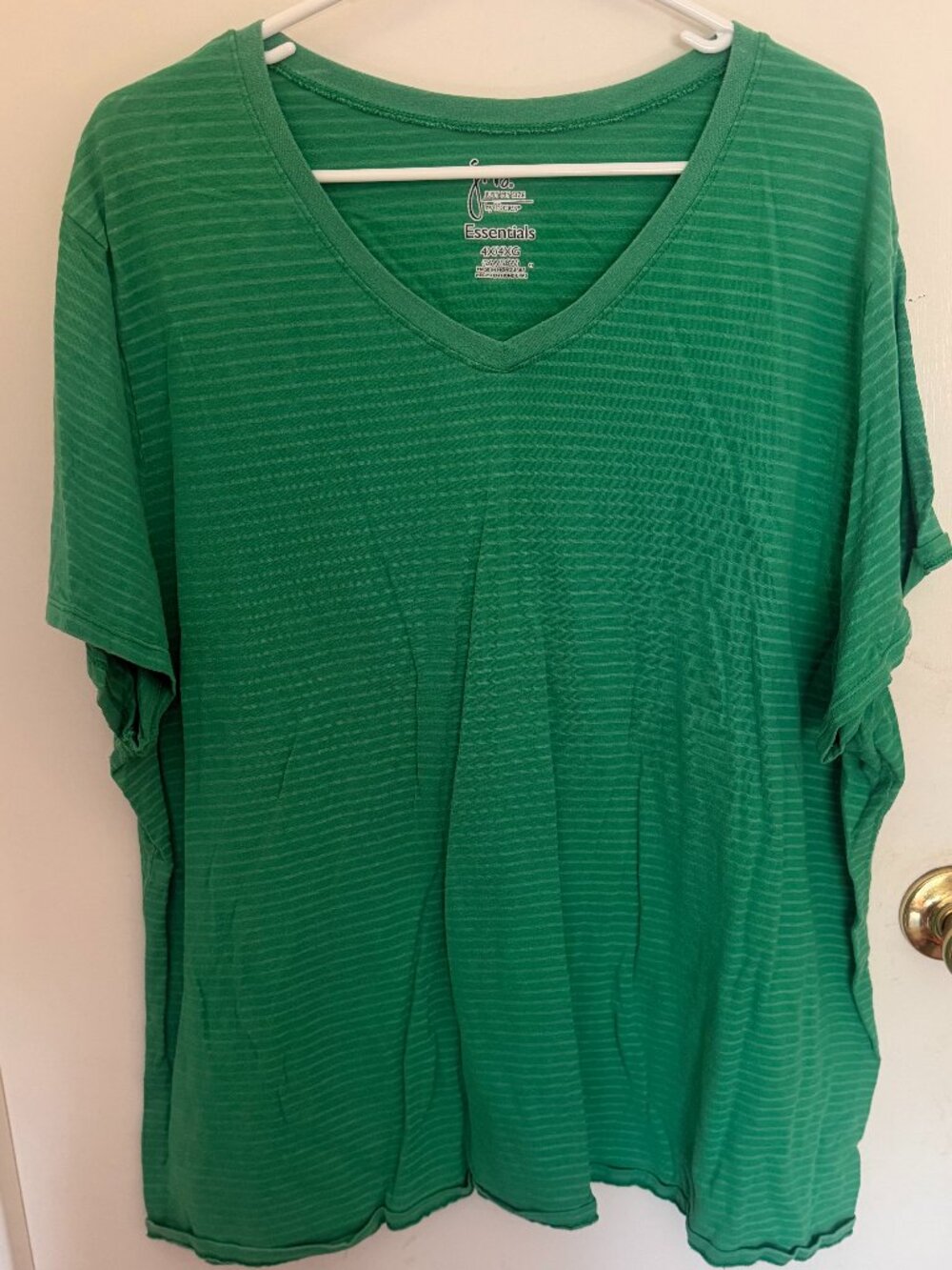 Just My Size Lime Green Top W 4X